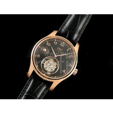 [홍콩명품시계.IWC] 아이더블유씨 포르투기스 투어빌론 로즈골드 그레이 다이얼