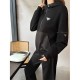 [홍콩명품,PRADA] 프라다 25SS 삼각로고 여성 트레이닝 후드 집업 자켓 + 조거 팬츠 바지 상하의 세트 (블랙), BM22500, MC, 레플리카의류,미러급사이트