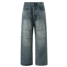 [홍콩명품.BALENCIAGA] 발렌시아가 25SS 로고 오버핏 데님 팬츠 진 청바지, BM22586, TOP, 레플리카의류,미러급사이트