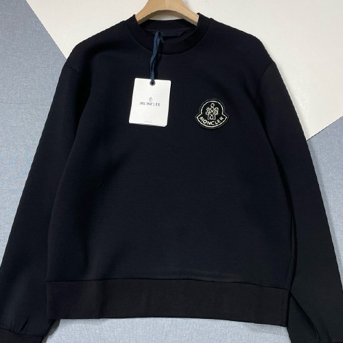 [홍콩명품.MONCLER] 몽클레어 25SS 로고 맨투맨 티셔츠 (블랙), BM22600, JL, 레플리카의류,미러급사이트