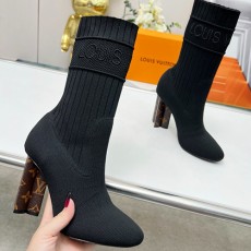 [홍콩명품.LOUIS VUITTON] 루이비통 25SS 로고 여성 10cm 굽 삭스 부츠 (2컬러), SE5532, GHS, 명품스니커즈,운동화,구두,로퍼,하이탑,신발