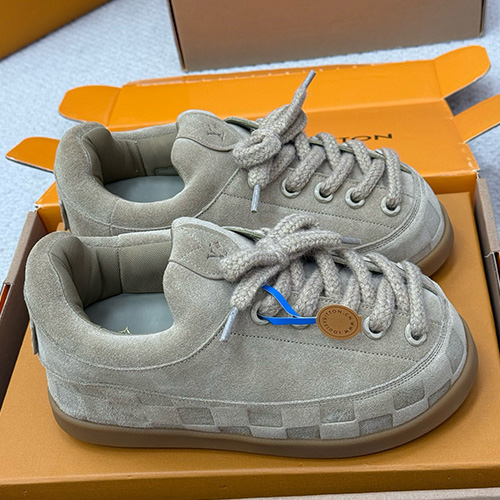 [홍콩명품.LOUIS VUITTON] 루이비통 25SS 로고 남여 레더 가죽 어그 운동화 (3컬러), SE5601, GHS, 명품스니커즈,운동화,구두,로퍼,하이탑,신발