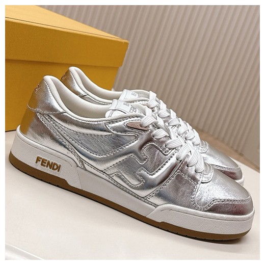 [홍콩명품,FENDI] 펜디 25SS 로고 남여 MATCH 스니커즈 운동화 (실버), SE5604, GHS, 명품스니커즈,운동화,구두,로퍼,하이탑,신발