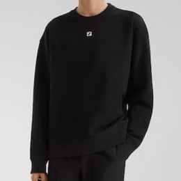 [홍콩명품,FENDI] 펜디 25SS 로고 자수 맨투맨 티셔츠 (블랙), BM22674, YS, 레플리카의류,미러급사이트