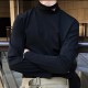 [가격문의][홍콩명품,PRADA] 프라다 25SS 삼각로고 하이넥 나일론 긴팔 티셔츠 (블랙), BM22712, JL, 레플리카의류,미러급사이트