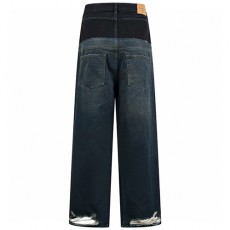 [홍콩명품.BALENCIAGA] 발렌시아가 25SS 로고 레이어드 오버핏 데님 팬츠 진 청바지, BM22724, JL, 레플리카의류,미러급사이트