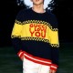 [홍콩명품.Gucci] 구찌 25SS 로고 그래픽 캐시미어 니트 스웨터 (블랙-노랑), BM22726, JL, 레플리카의류,미러급사이트