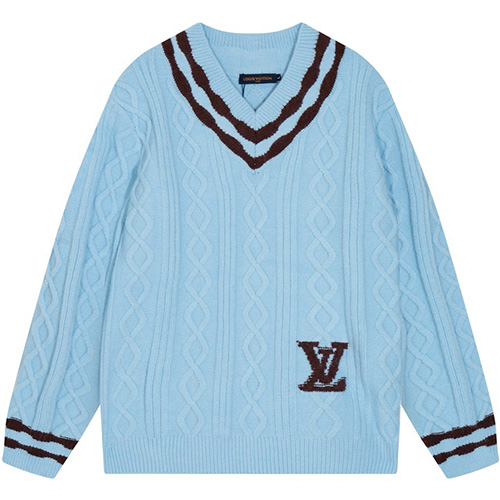 [홍콩명품.LOUIS VUITTON] 루이비통 25SS 로고 V넥 니트 스웨터 (3컬러), BM22764, S1F, 레플리카의류,미러급사이트