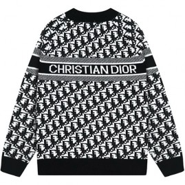 [홍콩명품,Christian Dior] 디올 25SS 로고 오블리크 니트 스웨터 (블랙), BM22767, S1F, 레플리카의류,미러급사이트