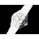 [홍콩명품.CHANEL] 샤넬 J13 38mm 블랙/화이트 세라믹 베젤 화이트 다이얼