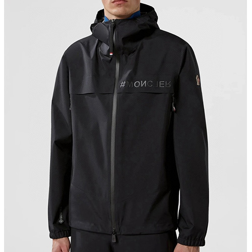 [홍콩명품.MONCLER] 몽클레어 25SS 로고 후드 바람막이 자켓 (블랙), BM22776, JL, 레플리카의류,미러급사이트