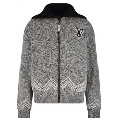 [홍콩명품.LOUIS VUITTON] 루이비통 25SS 로고 NIGO 니트 가디건 집업 자켓 1AIMCY (그레이), BM22788, JL, 레플리카의류,미러급사이트