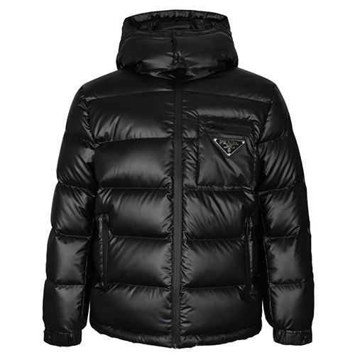 [홍콩명품,PRADA] 프라다 25SS 삼각로고 후드 다운 패딩 자켓 (2컬러), BM22793, JL, 레플리카의류,미러급사이트