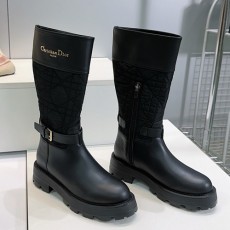 [홍콩명품,Christian Dior] 디올 25SS 로고 여성 레더 가죽 워커 부츠 (블랙), SE5702, GHS, 명품스니커즈,운동화,구두,로퍼,하이탑,신발
