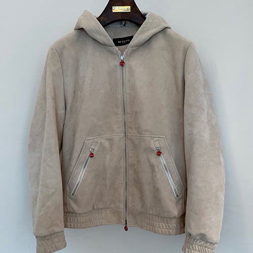 [홍콩명품, KITON] 키톤 25SS 로고 레더 가죽 후드 집업 자켓 (2컬러), BM22835, TOM, 레플리카의류,미러급사이트