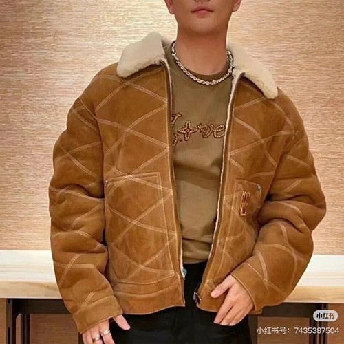 [홍콩명품.LOUIS VUITTON] 루이비통 25SS 로고 시어링 워크웨어 블루종 자켓 1AFXIO, BM22839, TOM, 레플리카의류,미러급사이트