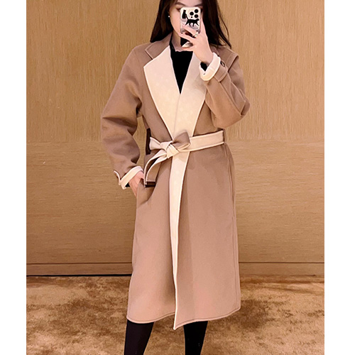 [홍콩명품.LOUIS VUITTON] 루이비통 25SS 로고 여성 롱 코트 자켓 (브라운), BM22857, TOM, 레플리카의류,미러급사이트