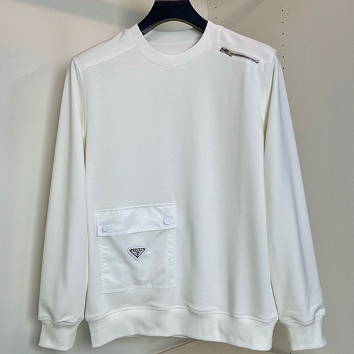 [홍콩명품,PRADA] 프라다 25SS 삼각로고 맨투맨 티셔츠 (2컬러), BM22919, G5, 레플리카의류,미러급사이트