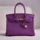 [홍콩명품.Hermes] 에르메스 25SS 로고 Birkin 30 토트백 핸드백 (퍼플-금장), BGM5261, BDA, 홍콩명품가방,명품쇼핑몰,크로스백,핸드백,구매대행