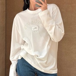 [홍콩명품.Burberry] 버버리 25SS 로고 자수 긴팔 티셔츠 (2컬러), BM22948, KB, 레플리카의류,미러급사이트