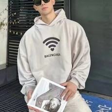 [홍콩명품.BALENCIAGA] 발렌시아가 25SS 로고 프린트 후드 티셔츠 (2컬러), BM22969, KB, 레플리카의류,미러급사이트