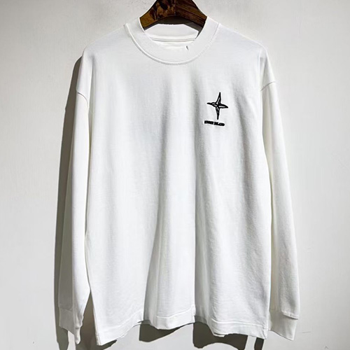 [홍콩명품.Stone Island] 스톤아일랜드 25SS 로고 자수 긴팔 티셔츠 (2컬러), BM23024, X2, 레플리카의류,미러급사이트