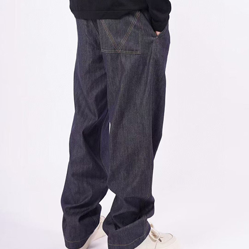 [홍콩명품.BOTTEGA VENETA] 보테가베네타 25SS 로고 오버핏 데님 팬츠 진 청바지, BM23033, X2, 레플리카의류,미러급사이트