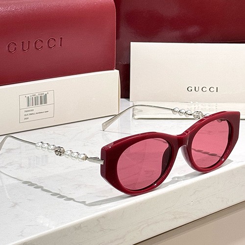 [홍콩명품.Gucci] 구찌 25SS 로고 GG1829 연예인 여자 남자 안경 선글라스 (레드-실버), SG792, JX, 홍콩명품쇼핑몰,해외직구,구매대행