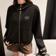 [홍콩명품.LOUIS VUITTON] 루이비통 25SS 로고 여성 후드 집업 자켓 (블랙), BM23060, MC, 레플리카의류,미러급사이트