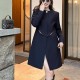[홍콩명품.LOUIS VUITTON] 루이비통 25SS 로고 여성 라운드넥 코트 자켓 (네이비), BM23077, MC, 레플리카의류,미러급사이트