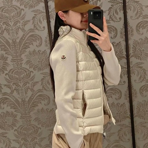 [홍콩명품.MONCLER] 몽클레어 25SS 로고 여성 레이어드 다운 패딩 자켓 (2컬러), BM23163, JL, 레플리카의류,미러급사이트