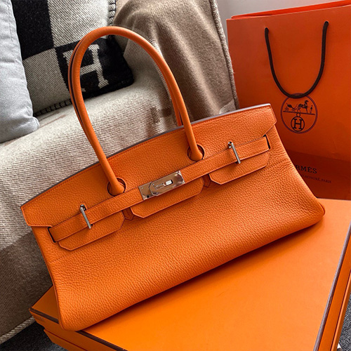 [홍콩명품.Hermes] 에르메스 25SS 로고 Shoulder Birkin 토트백 핸드백 (오렌지-은장), BGM5277, 홍콩명품가방,명품쇼핑몰,크로스백,핸드백,구매대행