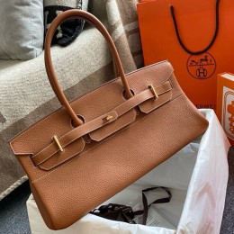 [홍콩명품.Hermes] 에르메스 25SS 로고 Shoulder Birkin 토트백 핸드백 (브라운-금장), BGM5280, 홍콩명품가방,명품쇼핑몰,크로스백,핸드백,구매대행