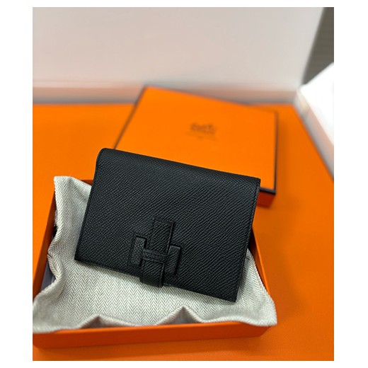 [홍콩명품.Hermes] 에르메스 25SS 로고 Passant 반지갑 (블랙), BGM5304, 명품지갑,홍콩명품,사이트,명품쇼핑몰