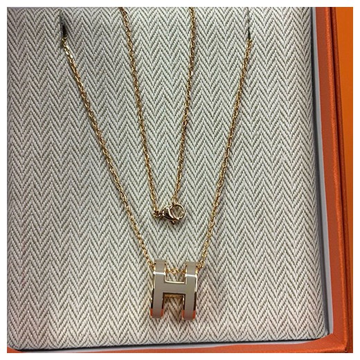 [홍콩명품.Hermes] 에르메스 25SS 로고 H POP 목걸이 (금장), ET3164, 홍콩명품의류,구매대행,온라인명품
