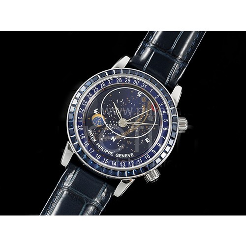 [홍콩명품시계.PATEK PHILIPPE] 파텍필립 그랜드 컴플리케이션즈 블루 다이아몬드 베젤 블루 다이얼