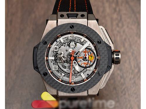 [홍콩명품시계.HUBLOT] 휴블럿 위블로 빅뱅 페라리 티타늄 카본 파이버 베젤 스켈레톤 다이얼