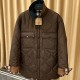 [홍콩명품.Burberry] 버버리 25SS 로고 퀄팅 리버서블 카라 솜패딩 자켓 (브라운), BM23167, KSM, 레플리카의류,미러급사이트