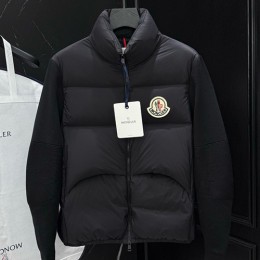 [홍콩명품.MONCLER] 몽클레어 25SS 로고 레이어드 구스다운 패딩 자켓 (2컬러), BM23170, KSM, 레플리카의류,미러급사이트
