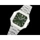 [홍콩명품시계.CARTIER] 까르띠에 큐비튜스 7128 스테인레스 스틸 그린 다이얼