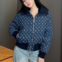 [가격문의][홍콩명품.LOUIS VUITTON] 루이비통 25SS 로고 여성 모노그램 다운패딩 데님 자켓, BM23290, MC, 레플리카의류,미러급사이트