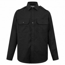 [홍콩명품.Maison Margiela] 메종마르지엘라 25SS 로고 울 남방 셔츠 (블랙), BM23352, JL, 레플리카의류,미러급사이트