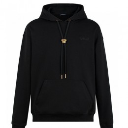 [홍콩명품.VERSACE] 베르사체 25SS 로고 자수 후드 티셔츠 (2컬러), BM23354, JL, 레플리카의류,미러급사이트