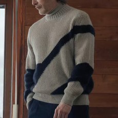 [홍콩명품.ZEGNA] 제냐 25SS 로고 니트 스웨터 (베이지), BM23361, JL, 레플리카의류,미러급사이트