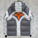 [홍콩명품.LOUIS VUITTON] 루이비통 25SS 로고 모노그램 후드 다운 패딩 자켓 (그레이), BM23389, G5, 레플리카의류,미러급사이트