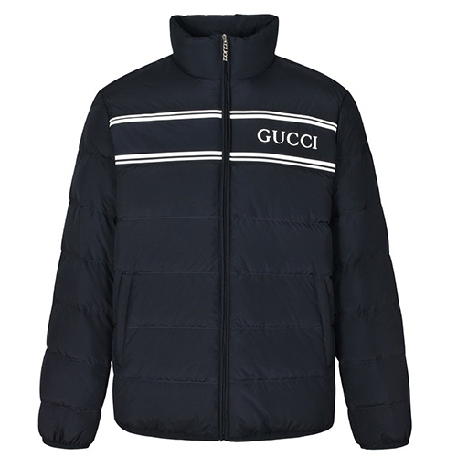 [홍콩명품.Gucci] 구찌 25SS 로고 다운 패딩 자켓 (네이비), BM23395, JL, 레플리카의류,미러급사이트
