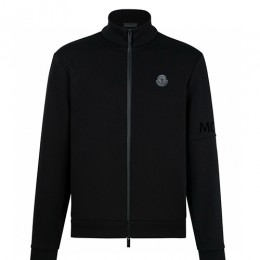 [홍콩명품.MONCLER] 몽클레어 25SS 로고 터틀넥 집업 자켓 (블랙), BM23399, JL, 레플리카의류,미러급사이트