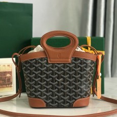 [홍콩명품,GOYARD] 고야드 25SS 로고 레더 가죽 토트백 핸드백 (브라운), BGM5343, MD, 홍콩명품가방,명품쇼핑몰,크로스백,핸드백,구매대행