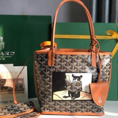 [홍콩명품,GOYARD] 고야드 25SS 로고 Anjou Mini 토트백 핸드백 (브라운), BGM5346, MD, 홍콩명품가방,명품쇼핑몰,크로스백,핸드백,구매대행