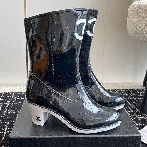 [홍콩명품.CHANEL] 샤넬 25SS 로고 여성 굽 레인 부츠 (2컬러), SE5831, GHS, 명품스니커즈,운동화,구두,로퍼,하이탑,신발